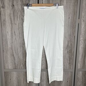 Bryn Walker Pants Size 2 Cropped Flat Front White Color